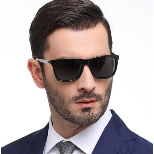 Unisex Aluminum Polarized Square Sunglasses For MenMen/Women Mirror UV400 Sun Glasses Eyewear oculos de sol