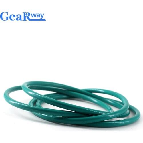 Gearway 3.5mm thickness O Ring Seal Gasket Green FKM O Ring Sealing 76/77/78/79/93/94/95mm OD 70SH Hardness O Ring Seal Washer