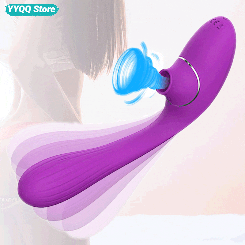Vibrator Bending Female Vibration Massage Masturbation Sex Toy Sucker Clitoral Sucker G-Spot Tease Couple Adult Product for 18