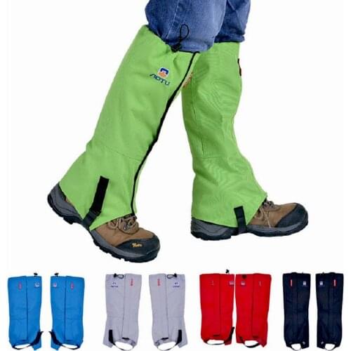 Unisex Waterproof Outdoor Snow Kneepad Skiing Gaiters Cycling Legwarmers Leg Cover Camping Hiking Leg Protection Guard Sport