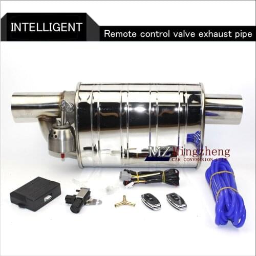 2.5" Exhaust System Stainless Steel Electric Exhaust CutOut Valve With Electronic Remote Control Switch Muffler exhaust pipe