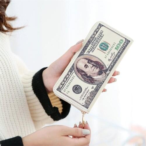 Coin Embossed Womens Clutch Bag PU Leather Zipper Fashion Trend Creative Coin Purse Bank Card Mobile Phone Storage Bag 2021