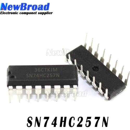 10pcs SN74HC257N DIP16 74HC257 DIP-16 74HC257N DIP MC74HC257N HD74HC27P