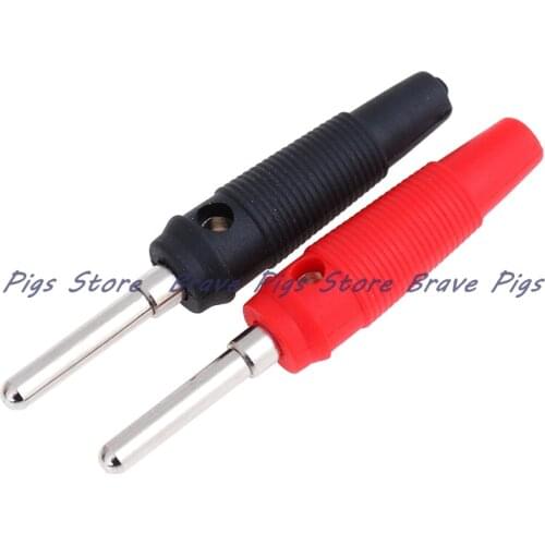 4pcs Banana Plug Audio Speaker Connectors Amplifier Speaker Binding Post 4mm Banana Jack Plug For Cable Terminals