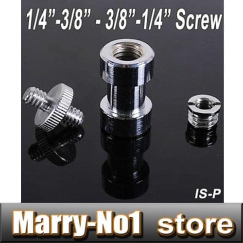 6 in1 1/4" 3/8" screw & 5/8" Spigot Stud convert Adapter free shipping