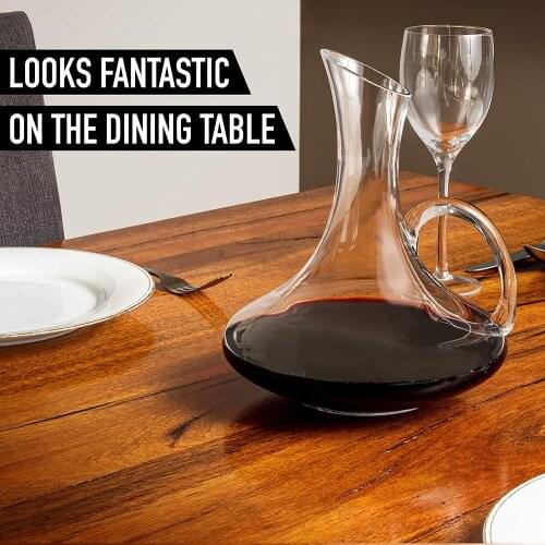 Breathing Decanter Sets for Red Wine Crystal Elegant Wine Glasses Lead-free Redwine Breather Carafe Hand-blown