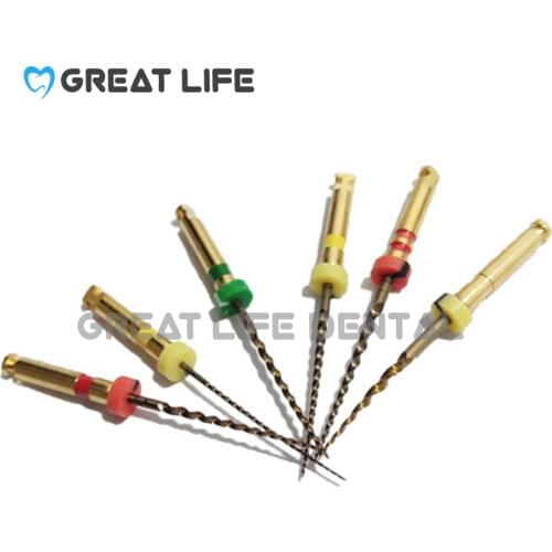 Endodontic Root Canal Dental Gold Dental File Endo Rotary Files Acer Rotary File Dental