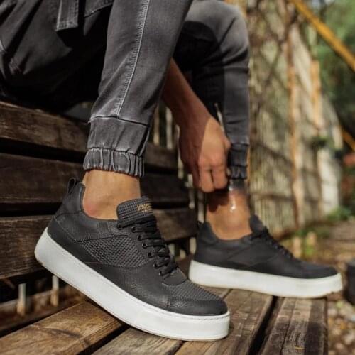 Knack Daily Shoes 035 Black (White Bottom) Men 'S Shoes Seasonal Shoes Casual Tooling Shoes Style Shoes Sports Shoes