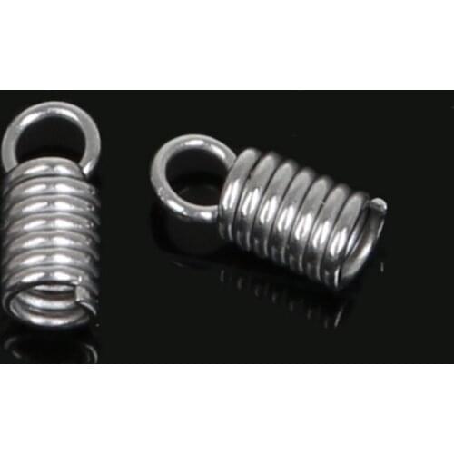 150pcs/Lot End Cap For 2mm/3mm/4mm Rop Chain Stainless Steel Jewelry Findings For Jewelry Making