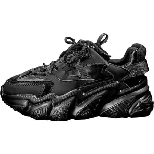 Women Shoes Breathable Mesh Fashion Botas De Mujer Zapatillas Mujer Sneakers Thick Bottom Women Vulcanize Shoes Wedge Platform40