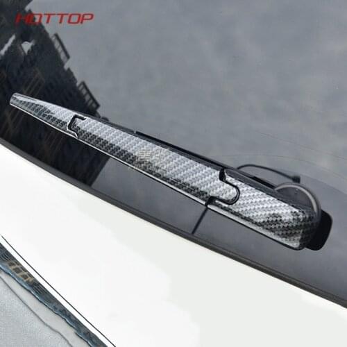 Rear Window Wiper Cover Trim Car Exterior Windscreen Wipers Decoration for Toyota RAV4 2016 2017 2018 car styling