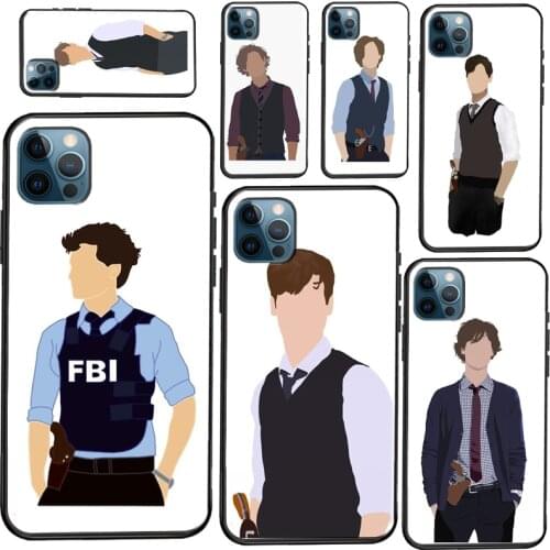 Spencer Reid FBI Soft Phone Case For iPhone 11 Pro Max 12 Mini 6S 7 8 Plus X XR XS Max 5S SE 2020 Fundas