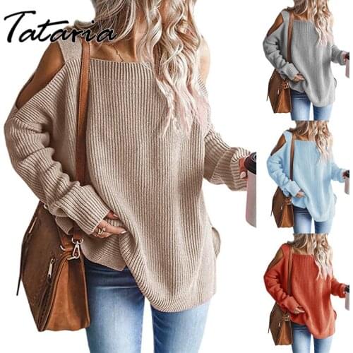 Женские пуловеры с открытыми плечами Tataria China At AliExpress
