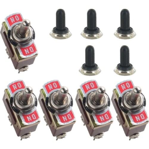 EE support 5 X Heavy Duty 20A 125V SPDT 3P ON/OFF/ON Rocker Toggle Switch Waterproof Boot Sale