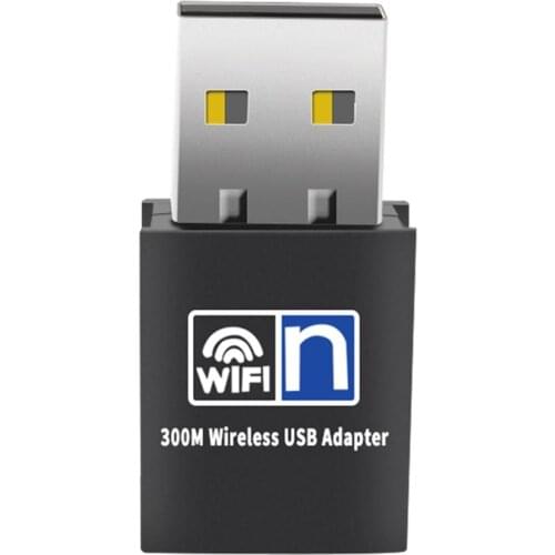 Hannord 300Mbps WiFi Adapter RTL8192 Chipset 2.4GHz usb wifi adapter wifi dongle Network Card for PC/Desktop