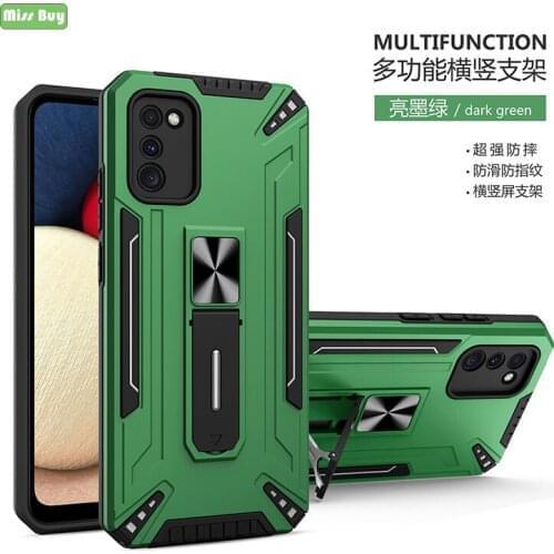Armor Shell Magnetic Car Holder Phone Cases For OPPO A5S A9 A52 A72 A92 A91 A8 Realme 5 C11 7 C20 6 Pro Reno3 Reno4 Reno5 Pro