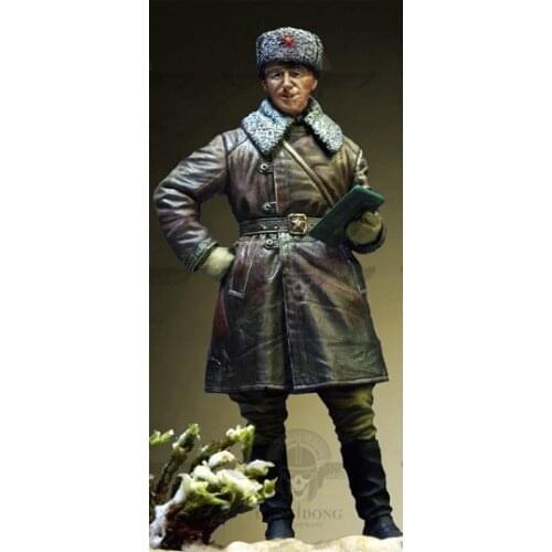 1/35 scale WW2 1940 Soviet tanks officer miniatures WWII Resin Model Kit figure Free Shipping