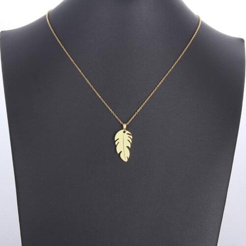 12PC Gold Color Leaves Shape Pendant Charm Necklace Women Girl Family Friends BFF Jewelry Wedding Party Gift Accessories Fashion