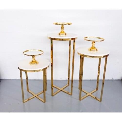 3pcs/set)Wedding Acrylic top Decoration Pillars Centerpiece Dessert Stand Wedding Table sunyu2589