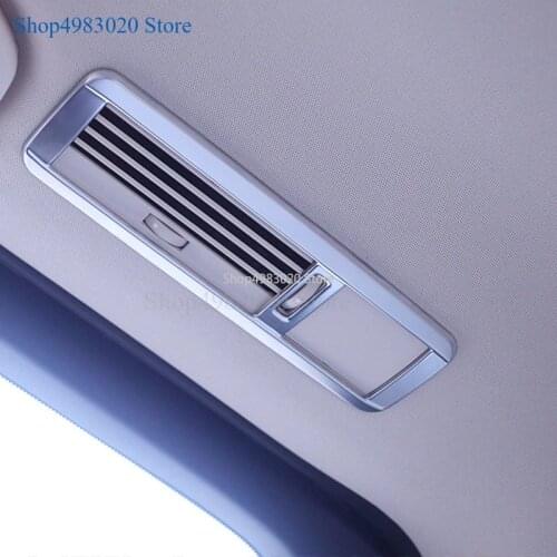 4PCS Interior For Mercedes-Benz Vito W447 2014 2015 2016 2017 2018 Rear Roof Air Conditioning AC Outlet Vent Cover Trim Matte