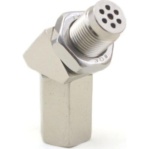 45 Degree O2 Sensor CEL Eliminator Adapter Spacer CEL Check Engine Light Fix With Catalytic Converter