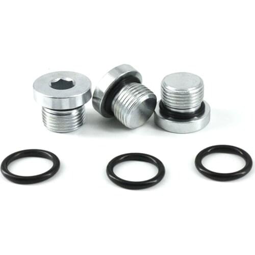 5/16"-24 3/8"-24 7/16"-20 1/2"-20 9/16"-18 3/4"-16 7/8"-14 UNF SAE Male Thread Hex Socket Head End Cap Plug Pipe Fitting