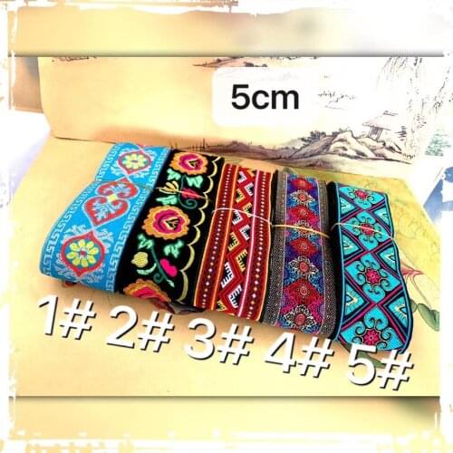 5CM computer embroidered webbing,XERY20200410N