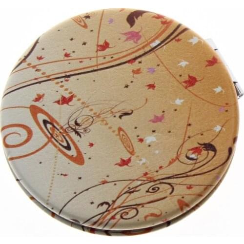 7cm Round Double Sided Stainless Steel Espelho De Mao Espejo De Mano Portable Folding Cheap Hand Mirror