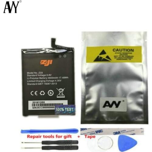 AVY Battery For HOMTOM ZOJI Z33 Mobile Phone Replacement 4600mAh Li-ion Batteries Bateria 100% Tested In stock