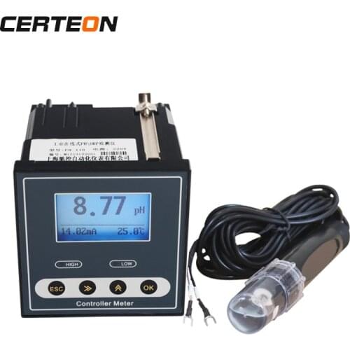 Sewage Swimming pool online tds PH meter probe tester sensor orp controller monitor digital wired ph analyzer for water milk bio