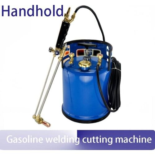 Nonpressure oxy gasoline welding cutting machine with 3pcs cutting nozzle & 1pcs Handhold cuttng torch 10m oil-resistant rubber