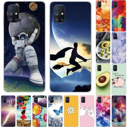 For Samsung M51 Cases 6.7" Tpu Soft Silicon Back Phone Cover For Samsung Galaxy M51 GalaxyM51 M 51 m515f back Case Funda coque