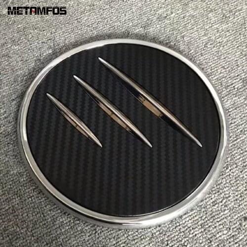 For Mazda CX9 CX-9 2016-2020 2021 Carbon Fiber Gas Fuel Tank Cap Oil Filler Cover Trim Sticker Exterior Accessories Car Styling