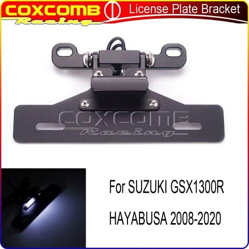 Tail Tidy Fender Eliminator Motorcycle Registration Number Bracket For SUZUKI GSX1300R HAYABUSA 2008-2020 License Plate Holder