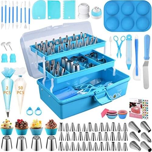 Cake Decorating Tools 236pcs Cake Decorating Mouth Set DIY Cake Decorating Nozzle Set Gift Box Kithcen Baking Cake Accessories