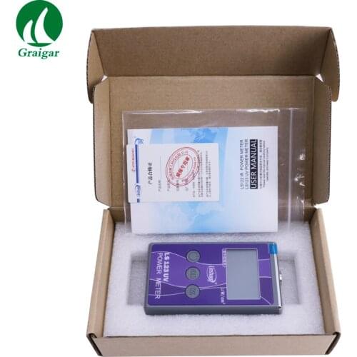 LS123 UV Power Meter Measuring range: 0 -40000 uW /c m2