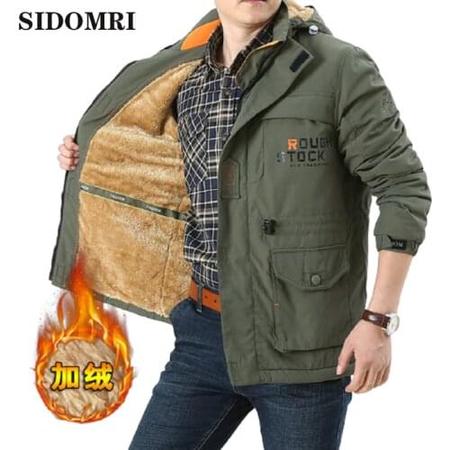 Winter Jackets Men Thick Parkas Casual Warm Men Parka Coat Military Windproof Hooded Jackets Windbreaker Men