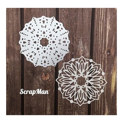 New Metal cutting dies Circle background 7cut die mold card Scrapbook paper craft knife mould blade punch stencils