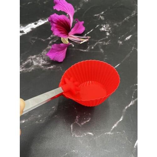 New Portable Creative Small Palm Silicone Clip Stainless Steel Mini Food Clip Kitchen Cooking BBQ Tongs Kitchen Gadgets