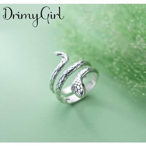 Charming Bohemian Ethnic Big Snake Ring For Women Female Fashion Finger Rings Girls Party Gift Gothic Jewelry