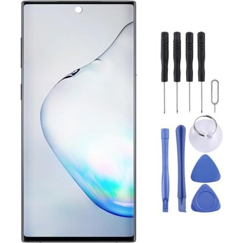 Original Dynamic AMOLED Material LCD Screen and Digitizer Full Assembly for Samsung Galaxy Note 10
