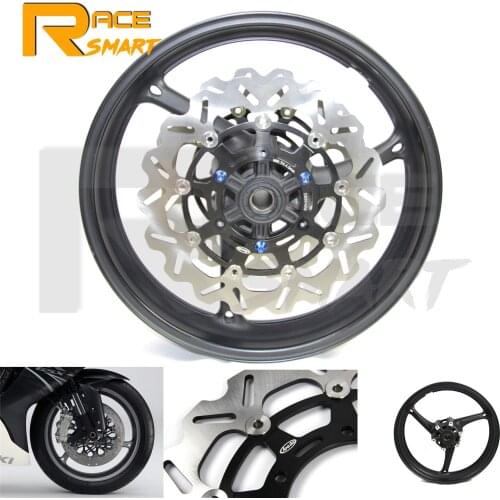 GSXR1000 2009-2016 Motorcycle Front Wheels Rims & Brake Disc Disk Rotors For SUZUKI 2010 2011 2012 2013 2014 2015 GSX-R1000 GSXR