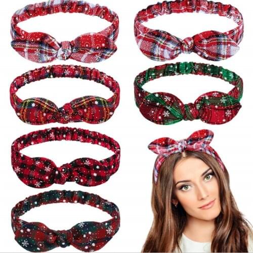 Merry Christmas 1pcs Christmas decoration Christmas wreath decoration snowflake headband xmas gift Navidad Noel 2020 New Year