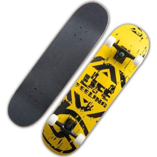Skateboards Complete Skateboard 31 x 7.8 with 7 Layer Canadian Maple Double Kick Concave Standard Skateboards for Kids Beginners