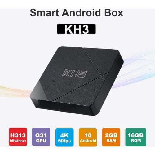 Good Price Android10.0 TV Box 2GB 16GB 2.4G WIFI HDR Video Support OTA Update Smart Box Mecool KH3