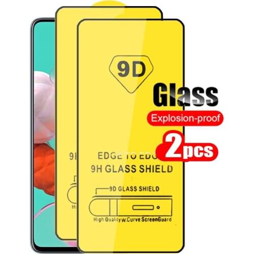 9D Full Protective Glass For Samsung Galaxy A51 A71 A31 A515F A715F A315F A 51 71 31 Screen Protector Safety Tempered Glas Film