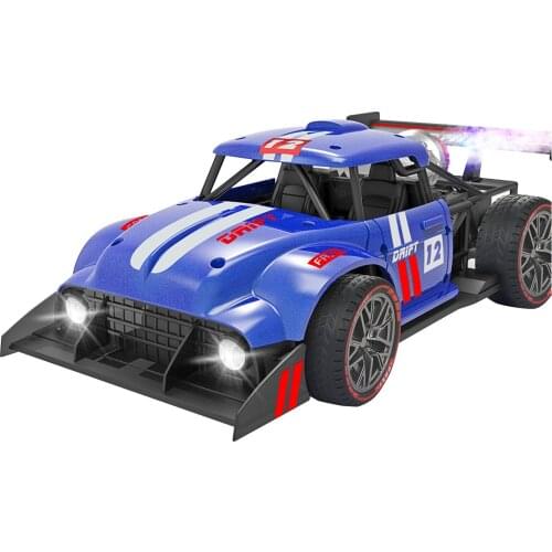 1:16 Alloy Rc Car 2.4g 4ch Spray Light High-speed Remote Control Car Drift Stunt High Speed Hobby Remote Control Car Gift
