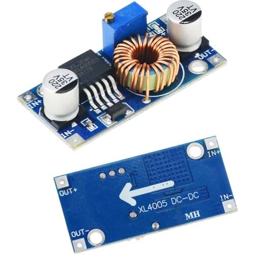 1PCS XL4005 Voltage Regulation DC-DC Adjustable Step-down 5A Power Supply Module Large Power