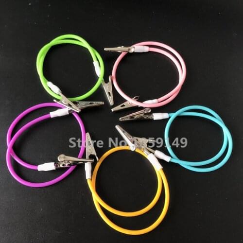 10Pc Silicone Dental Instrument Bib Clips Cord Napkin Holders Colourful