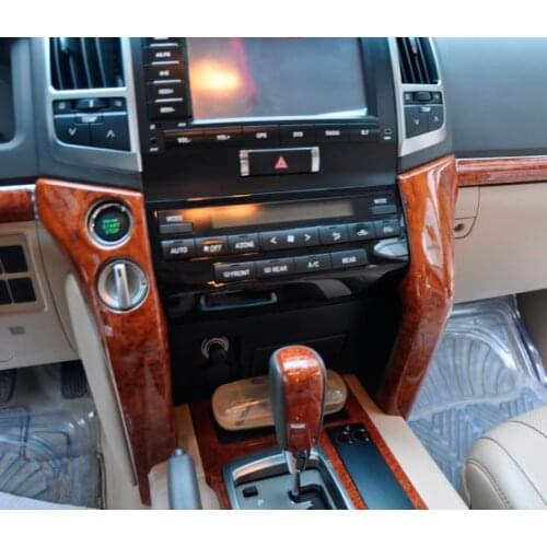 16PCS 3D Interior Panel Dash Board Cover For Toyota Land Cruiser 200 Accessories FJ200 2008-2014